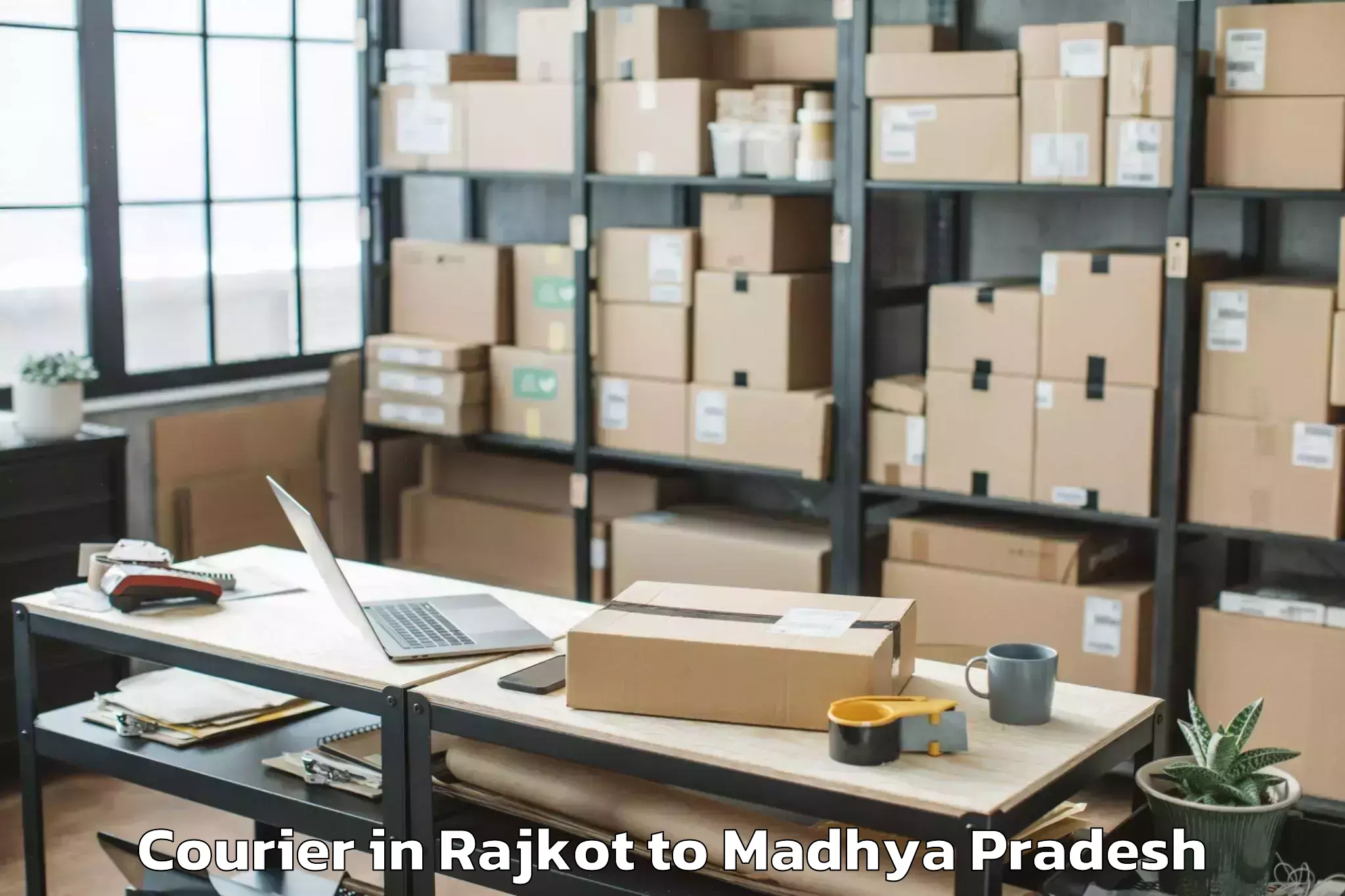 Book Your Rajkot to Gulabganj Courier Today